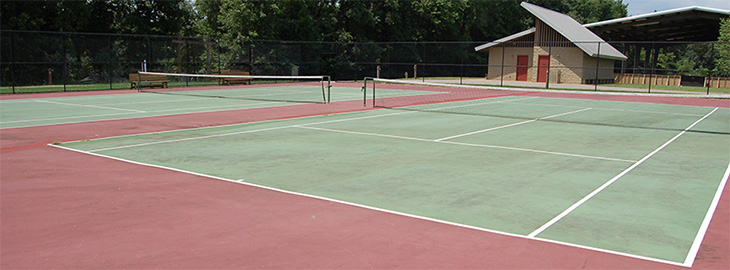Tennis Courts at Camp Widjiwagan, Nashville, TN
