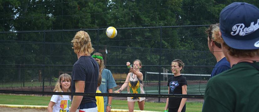 Volleyball Courts at Camp Widjiwagan
